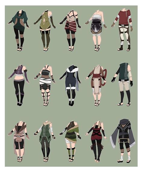 Hair, clothes, kimono and hats based on the characters of Sailor Moon. . Naruto character outfits